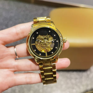 Correa de Acero Inoxidable. A la moda y versátil. Modelo Masculino Casual y Orientado a los Negocios. Reloj Mecánico Automático. - Product Image 1