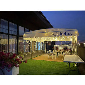 Tente coulissante pliable et rétractable en PVC pour protection contre la pluie - Abri mobile à roulettes - Grande Vente - Product Image 6