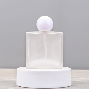 25ml-50ml Frosted Glass <b>Perfume</b> Spray Bottles, Refillable Cosmetic Atomizer <b>Containers</b> for Travel - Product Image 4