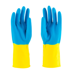Naturel Étanche Allongé Épais Latex Ménage De Nettoyage En Caoutchouc De Sécurité De Travail Gants - Product Image 1