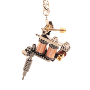 <b>Mini</b> Tattoo Machine Keychain Creative Jewelry Gift Tattoo Accessories for Makeup Craft Souvenir Supplies - Product Image 3