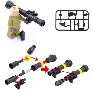<span class=keywords><strong>Mortero</strong></span> de defensa aérea MK153 Bazooka, modelo WW2, accesorio de <span class=keywords><strong>arma</strong></span> militar del ejército, juego de bloques de construcción, juguetes de ladrillo para accesorio de soldado - Product Image 3