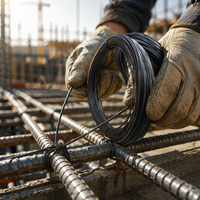 Fil de fer recuit rond Q195 durable avec design industriel pour les travaux de construction de ponts