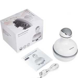 Masseur de Cuir Chevelu Électrique Portable Rechargeable Étanche IPX7 Sans Fil avec 4 Têtes et Huile Essentielle – Vente en Gros - Product Image 6