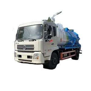 Camion d'aspiration d'eaux usées sous vide dongfeng tianjing camion d'aspiration d'eaux usées 12 cmb