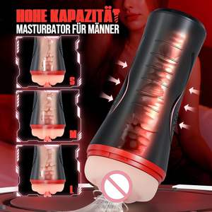 Masturbatore Maschile Ultra Realistico a Doppio Canale (Vagina e Ano) con Funzione a Pressione, Texture Realistica, 100% Impermeabile IPX7, Sex Toy per Uomini - Product Image 2