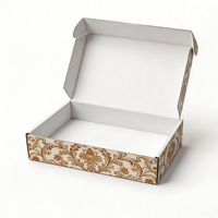 Boîte en carton ondulé personnalisée avec logo d'usine, emballage en papier, boîte aux lettres pliable, boîte cadeau personnalisée, boîte d'expédition en carton