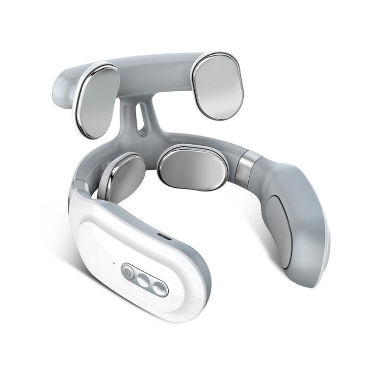 4D Электрический массажер для шеи с магнитным импульсным нагревом и усталостью шейного отдела позвоночника