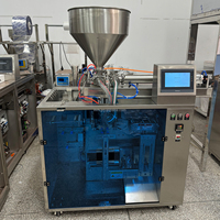 Machine de remplissage automatique de liquides pour sachets préformés, ensacheuse Doypack pour lessive, shampoing, savon
