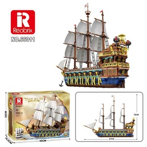66011 Compatible con el modelo arquitectónico de la escena callejera de <span class=keywords><strong>Piratas</strong></span> <span class=keywords><strong>del</strong></span> <span class=keywords><strong>Caribe</strong></span> <span class=keywords><strong>del</strong></span> 1 de junio, juguete de construcción de piezas pequeñas - Product Image 2