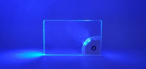 Kinh Doanh thẻ tên Pin phí Acrylic LED thẻ kinh doanh Tên huy hiệu cho triển lãm LED ánh sáng lên nhấp nháy Tên huy hiệu - Product Image 2