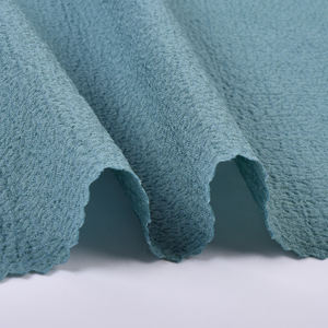 Prix d'usine Tissu crêpe bulle 98% Poly 2% SP légèrement extensible pour hauts - Product Image 6