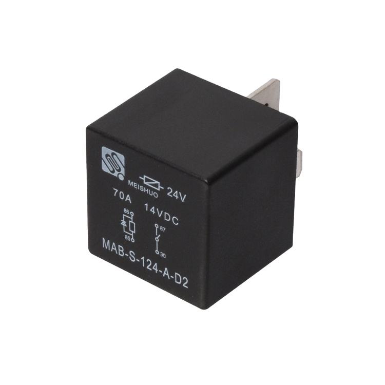 MEISHUO MAB Miniature 4-Pin High Current 70A Electromagnetic Relay 12VDC Car DC Power Electric Automotive Relay