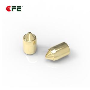 Pirinç kadın altın kaplama yaylı Pogo Pin - Product Image 1