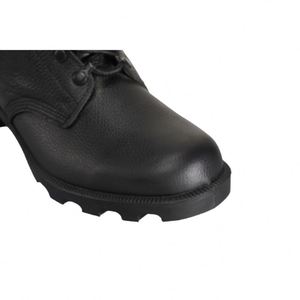 Men's Tactical Desert Boots Cow Leather Anti-Slip Breathable Lightweight Waterproof EVA Midsole Mesh Lining Ankle Black - Product Image 5