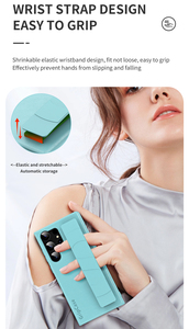 เคสโทรศัพท์ซิลิโคนสำหรับ Samsun <span class=keywords><strong>S22</strong></span> <span class=keywords><strong>PLUS</strong></span> เคสโทรศัพท์ซีรีส์อัลตร้า S23มีสายรัดข้อมือ - Product Image 5