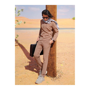 2023 Eid Indonesia Islamic Muslim Male Fashion Baju Kurung Melayu Silk <strong>Model</strong> Baju Kurung Embroidery Songket Baju Raya - Product Image 6