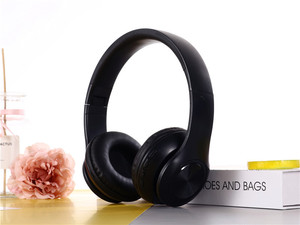 P68 Wireless HIFI Stereo <strong>Headset</strong> Monochrome Foldable Earphones for Gaming Sports <strong>Aviation</strong> DJ Use - Product Image 3