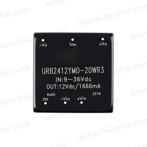 Nouvelle conception DC-DC <span class=keywords><strong>module</strong></span> d'alimentation non régulé à faible isolation vers carte PCB 12V montage <span class=keywords><strong>direct</strong></span> URB2412YMD HLK-URB2412YMD-20WR3 bom - Product Image 1