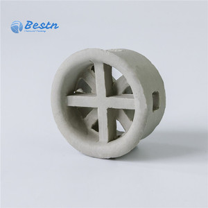 Anneaux en céramique haute résistance pour épurateurs chimiques industriels, mini-anneaux <span class=keywords><strong>céramiques</strong></span> haute température - Product Image 1