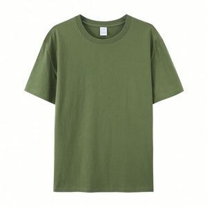 Design Clothing Manufacturers Customised 100% Cotton 230 GSM Regular Unisex Plain Front Chest Logo and Back Printing T <b>Shirt</b> - Product Image 1
