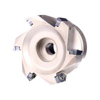 Fraise à refroidissement interne BAP400R pour centre d'usinage CNC, avec insert 1604, fraise à volant, refroidissement traversant, pour usinage à angle droit
