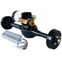 Kit d'essieu arrière pour tricycle électrique avec moteur à boîte de vitesses différentielle 2200W 60V 72V et frein à tambour