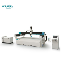 WAMIT Construction robuste 3 axes 5 axes CNC Waterjet Cutter pour la coupe du métal et de la pierre