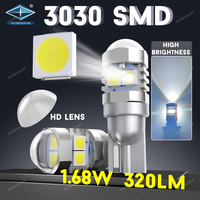 Bombillas LED automáticas T10 de alta calidad 3030 Chips 194 168 W5W luz de señal 6000K luces interiores blancas para coche