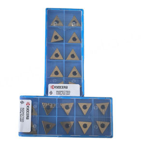เม็ดมีดคาร์ไบด์ TNGA160404SO1525 A66N HSS รูปทรงสามเหลี่ยม ยี่ห้อ Kyocera สำหรับงานกลึงภายนอก เครื่องกลึง CNC ความแข็งสูงพิเศษ ผลิตตามแบบ OEM - Product Image 5
