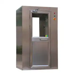 Cleanroom Air Shower Automatic With Stainless Steel 304/201 Clean Room Air Shower With Hvac