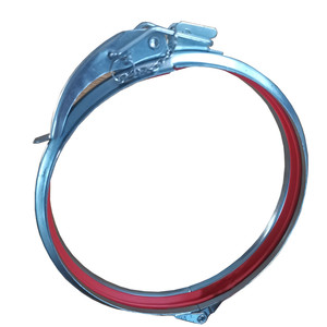 <span class=keywords><strong>4</strong></span> inch Ống kẹp mạ kẽm nhanh chóng khóa Ống kẹp cho gỗ làm việc hệ thống loại bỏ bụi - Product Image 1