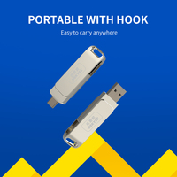 Clé USB Haute Vitesse 1 To OTG avec Impression Logo Personnalisée, Clé USB 4 Go 8 Go 1 To Mémoire USB Type-C 256 Go