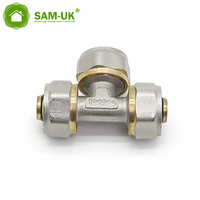 Accesorios Ss304 Codo Tipo americano Accesorio Parte de manguera de aire Tubo en pulgadas 6mm Acero inoxidable Pipesize 8mm Neumático