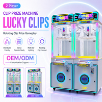 Vente Flash : Machine à griffes avec cabinet métallique, distributeur de prix, jeu d'arcade pour enfants et adultes, à monnayeur, attrape-cadeaux