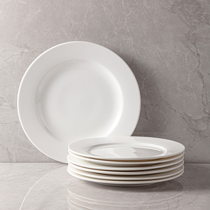 <span class=keywords><strong>Vaisselle</strong></span> de banquet pour hôtel, assiette à dîner, <span class=keywords><strong>vaisselle</strong></span> de restaurant, <span class=keywords><strong>vaisselle</strong></span> en porcelaine, assiettes en céramique blanches bon marché, logo personnalisé - Product Image 2