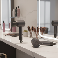 Sèche-cheveux professionnel multifonctionnel portable rechargeable pour salon et usage domestique