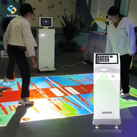 Projecteur de sol interactif tout-en-un mobile à écran tactile pour gymnase, projection au sol, système de jeu sportif AR