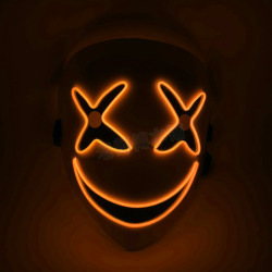 Glowing xx eyes-orange light