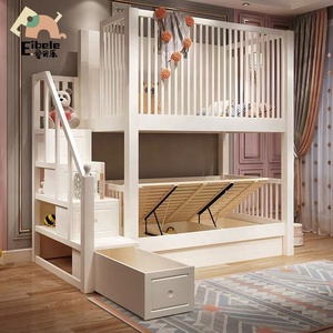 Ensembles de literie modernes en bois meubles lits superposés en bois massif enfants deux couches de <span class=keywords><strong>hauteur</strong></span> de <span class=keywords><strong>lit</strong></span> <span class=keywords><strong>lit</strong></span> ensembles de style personnalisé enfants - Product Image 2