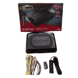 12V Car Speaker Active <strong>Subwoofer</strong> Car Under Seat Slim Sub Woofer AMP Super Bass Amplifier Subwoofers Body <strong>Kit</strong> - Product Image 4