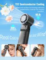 Ventilateur portable USB mini 13000 tr/min 6000 mAh, pliable, turbo-refroidissement, pour usage extérieur