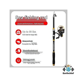Compra una y llévate otra gratis: Set de caña y carrete de <span class=keywords><strong>pesca</strong></span> de surfcasting, kit de caña y carrete para <span class=keywords><strong>pesca</strong></span> en el mar de largo alcance. - Product Image 1