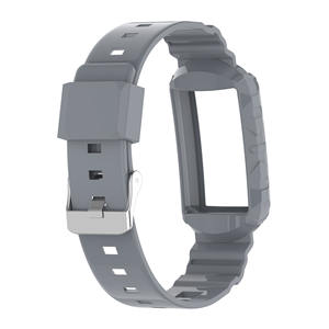 Bracelet de montre étanche en silicone adapté au bracelet de montre <span class=keywords><strong>Fitbit</strong></span> <span class=keywords><strong>Charge</strong></span> <span class=keywords><strong>3</strong></span>/4/5/6 Bracelet intégré pour sports intelligents - Product Image 6