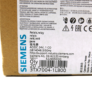 รีเลย์ป้องกันมอเตอร์เกินพิกัดความร้อน Siemens 3TX7004-1LB00 รีเลย์ป้องกันความร้อนส่วนเกิน อุปกรณ์อัตโนมัติทางอุตสาหกรรม - Product Image 2