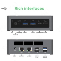 Mini PC TOPC para Juegos, Computadora de Escritorio con AMD Ryzen AI 9 HX 370 ES 7 H 350 ES, OCuLink, USB4, 2x2.5G LAN, 2xPCIe, Windows 11, WiFi6E
