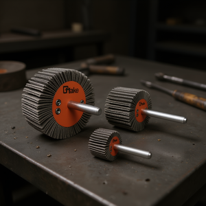 Ttake Flap <b>Wheel</b> 60x30 Mm A80 With Shaft Abrasive Cloth For <b>Grinding</b> - Product Image 3