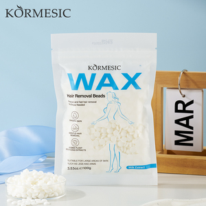 KORMESIC Vente en gros 100g Complexe apaisant à base de plantes Épilation douce Lait apaisant et calmant Perles de cire pour l'épilation - Product Image 1