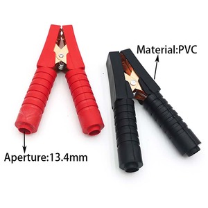 Ce 300A màu đỏ + màu đen cá sấu xe Caravan van Pin thử nghiệm chì Clip Cáp Alligator Clip - Product Image 5