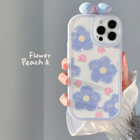 Étui de Luxe Personnalisé pour Filles et Femmes, Mignon, Rose et Noir, Coque de Téléphone pour iPhone 17 16 15 14 13 12 11 Pro Max